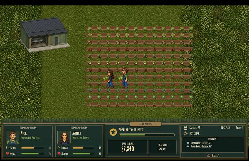 Скриншот 3 к игре Riggin Farm: Raw Land to Riches