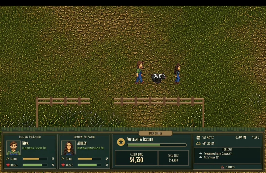 Скриншот 4 к игре Riggin Farm: Raw Land to Riches