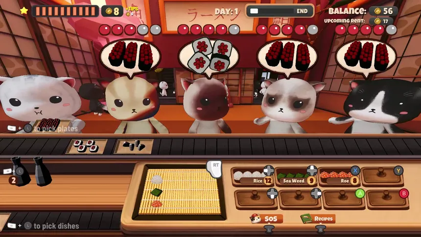 Скриншот 8 к игре Cats and Sushi