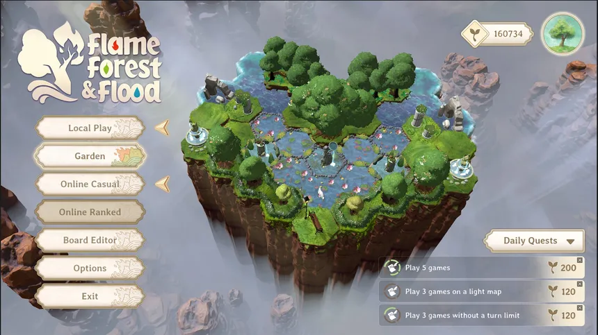Скриншот 1 к игре Flame, Forest & Flood