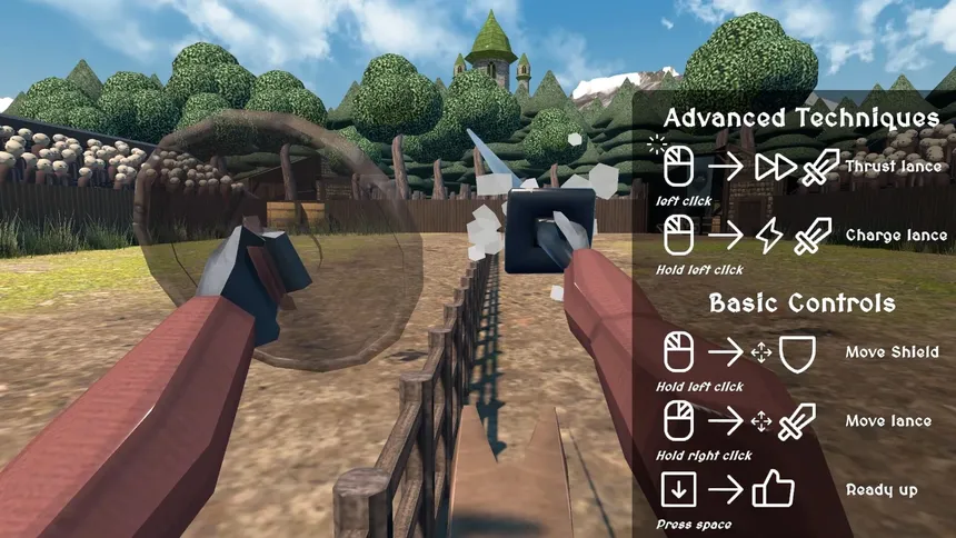 Скриншот 1 к игре Jousting Around