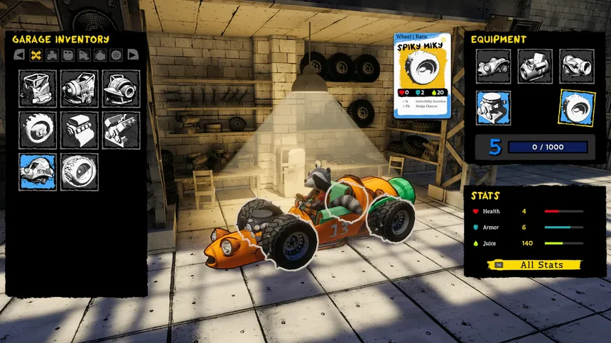 Скриншот 2 к игре SCHROTT: Roguelike Racer