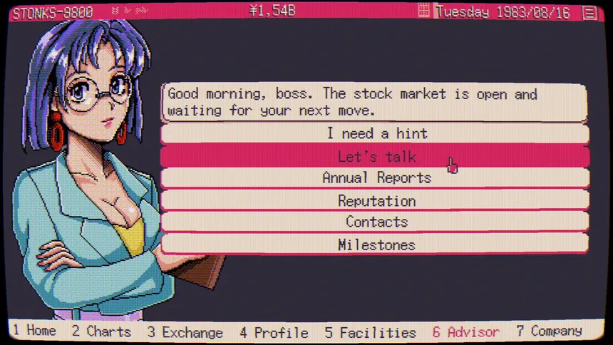 Скриншот 1 к игре STONKS-9800: Stock Market Simulator