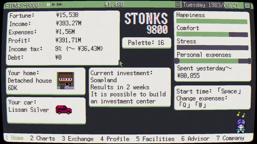 Скриншот 7 к игре STONKS-9800: Stock Market Simulator