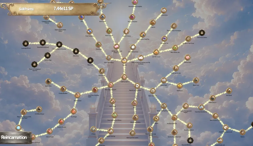 Скриншот 6 к игре Clicker Inc.～世代交代で目指す巨大企業～