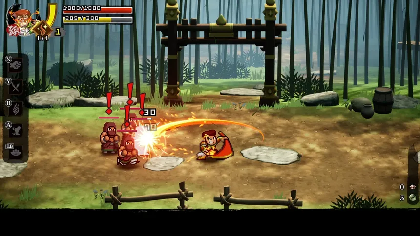 Скриншот 2 к игре River City Saga: Journey to the West