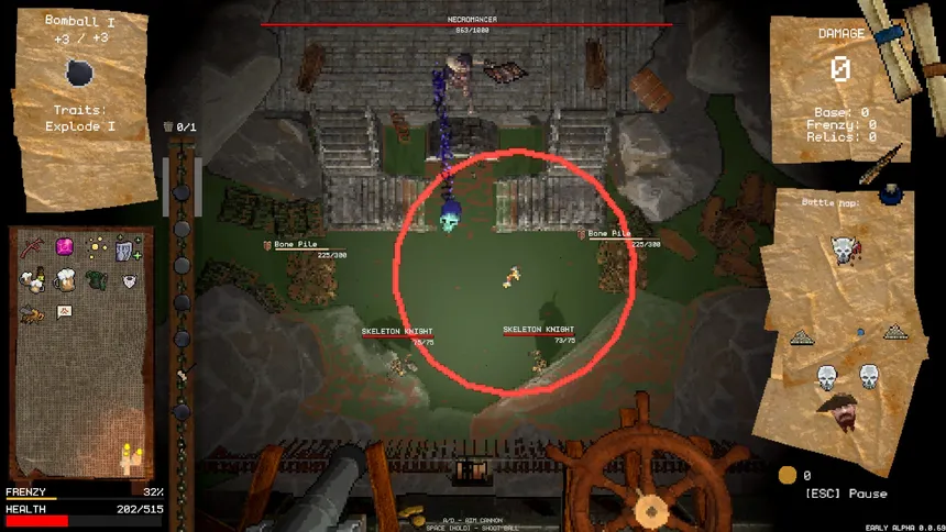 Скриншот 5 к игре DWARRF: A Pinball Roguelike