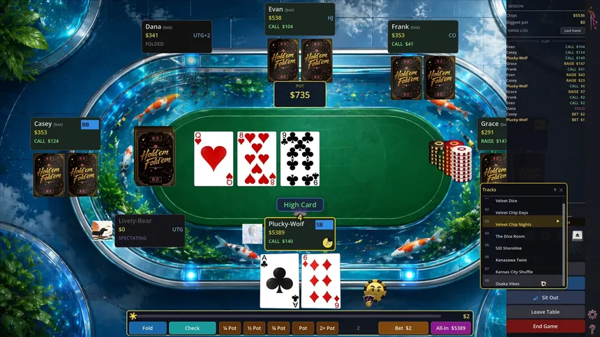 Скриншот 4 к игре Hold'em Fold'em Poker