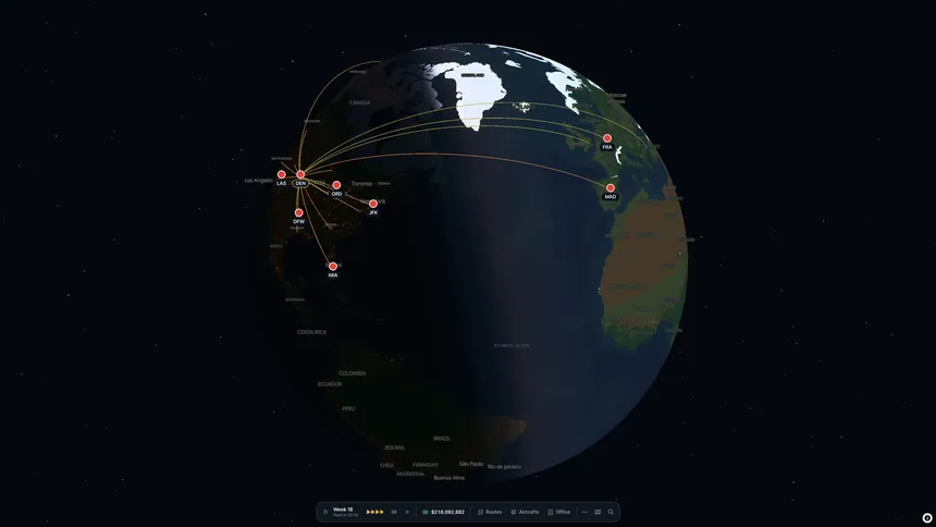 Скриншот 1 к игре Flightline: Airline Sim