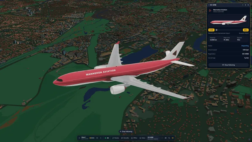 Скриншот 2 к игре Flightline: Airline Sim