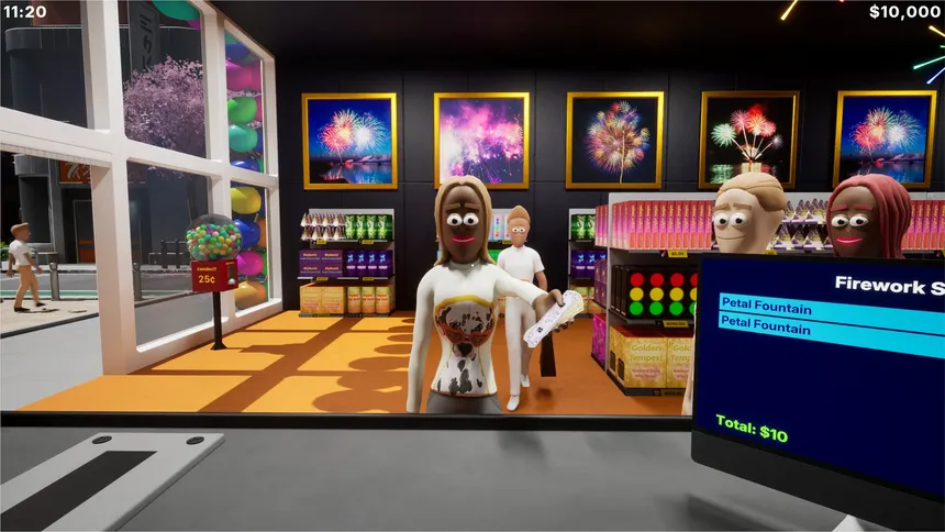 Скриншот 6 к игре Firework Store Simulator