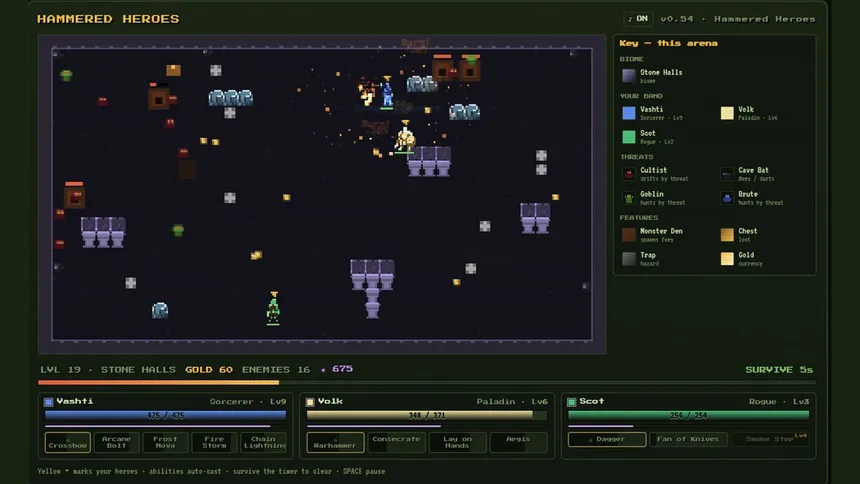 Скриншот 3 к игре Hammered Heroes