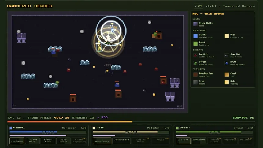 Скриншот 4 к игре Hammered Heroes