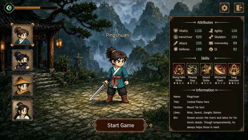 Скриншот 2 к игре Wuxia Survivor: Return