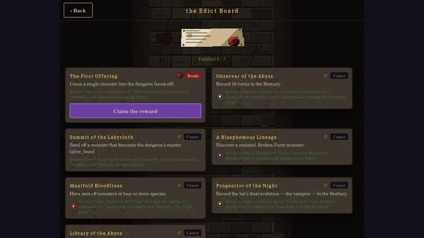 Скриншот 5 к игре Abyssal Breeder's Journal