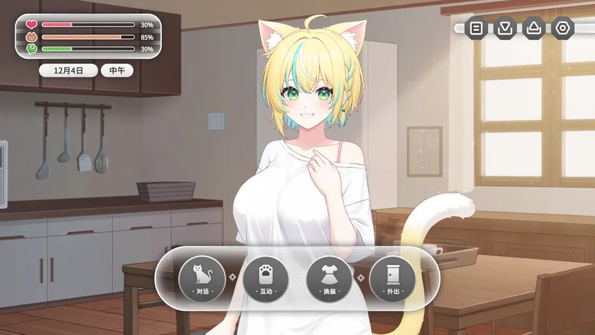 Скриншот 4 к игре Neko Diary🐾 猫愿日记