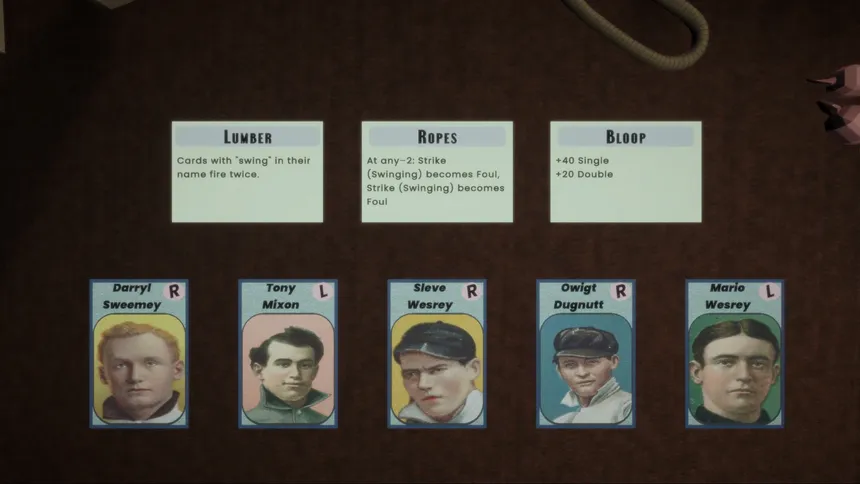 Скриншот 5 к игре Walk-Off 199X - Baseball Roguelike Deckbuilder