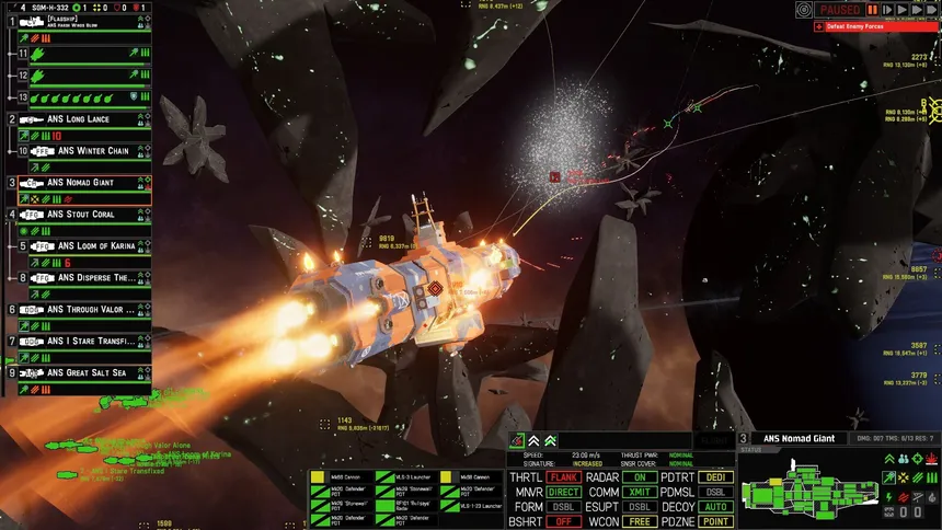 Скриншот 3 к игре NEBULOUS: Fleet Command