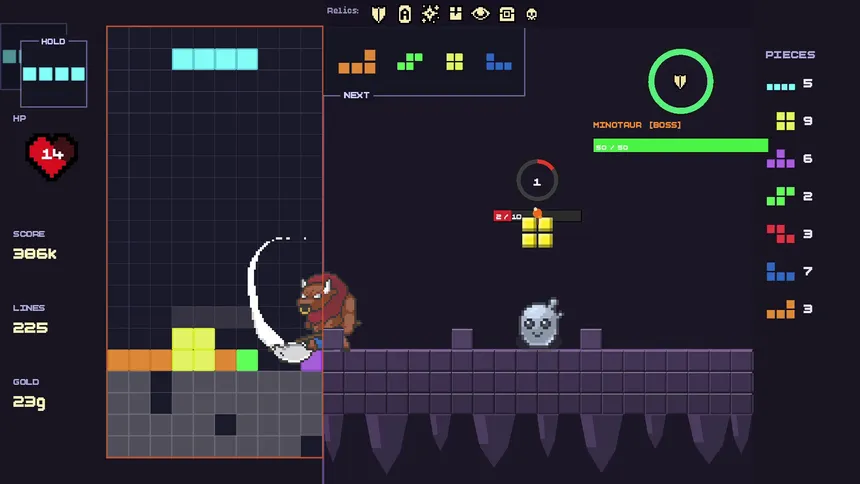 Скриншот 3 к игре Tetrogue