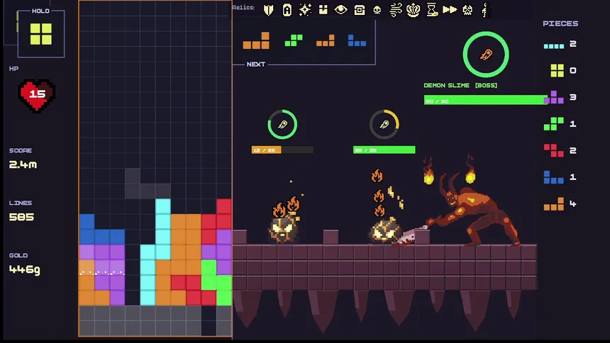 Скриншот 5 к игре Tetrogue