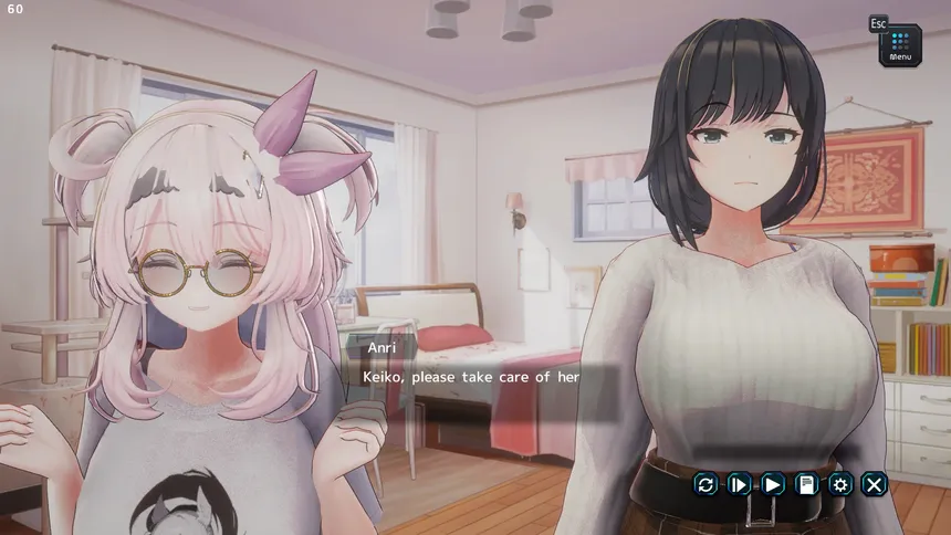 Скриншот 1 к игре The Too-Cute Girl Who Moved in Next Door