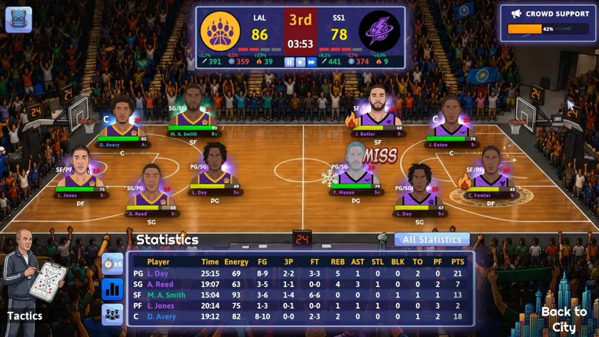 Скриншот 2 к игре Basketball Dynasty
