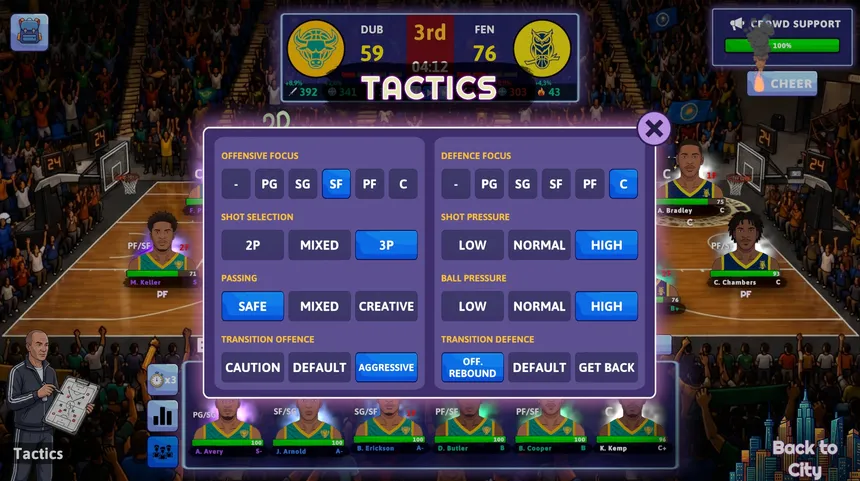 Скриншот 3 к игре Basketball Dynasty