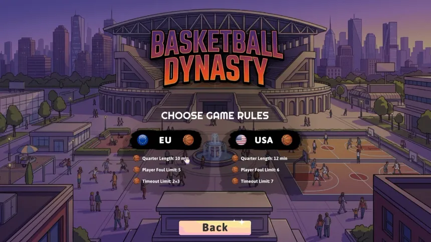 Скриншот 7 к игре Basketball Dynasty