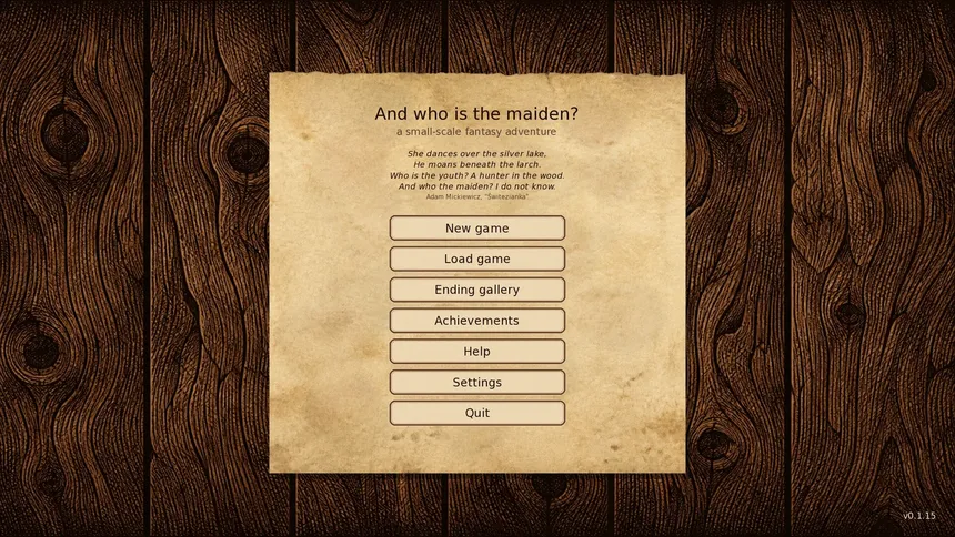 Скриншот 5 к игре And who is the maiden?