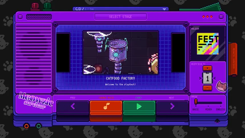 Скриншот 4 к игре Meowzic Survivor