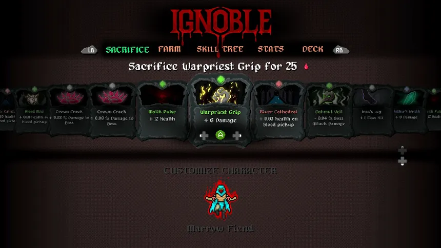 Скриншот 8 к игре IGNOBLE