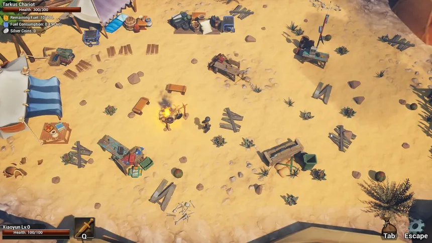 Скриншот 3 к игре Stickman & Wildland Chariot