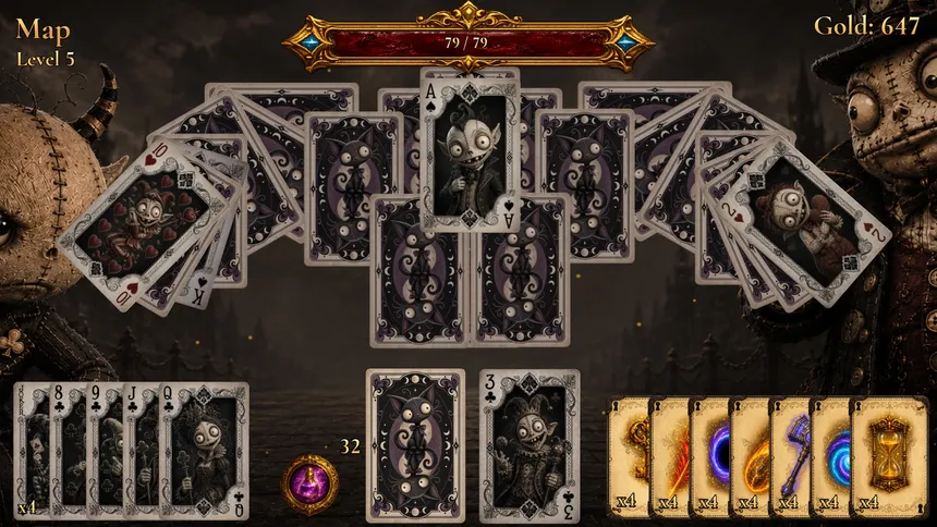 Скриншот 4 к игре Solitaire: Kingdom in Chains