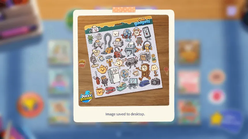 Скриншот 5 к игре Наклейки с уточками