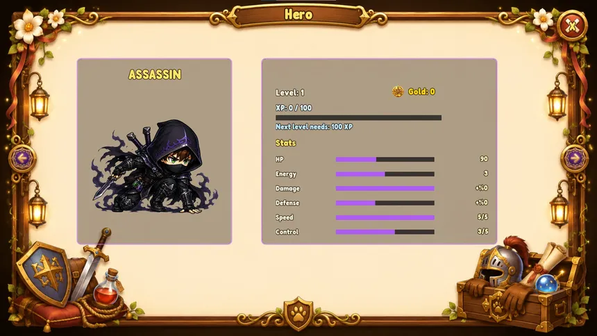 Скриншот 1 к игре Petal and Blade