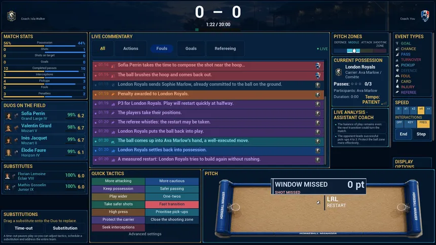 Скриншот 5 к игре Horseball Manager