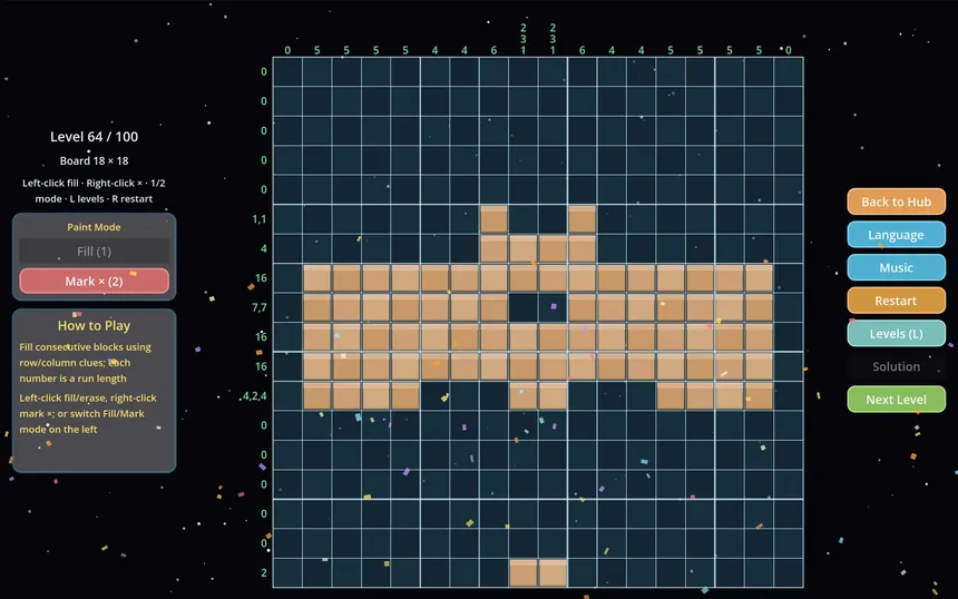 Скриншот 2 к игре Morphing Blocks