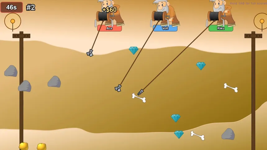 Скриншот 2 к игре Gold Miner: Party Rush