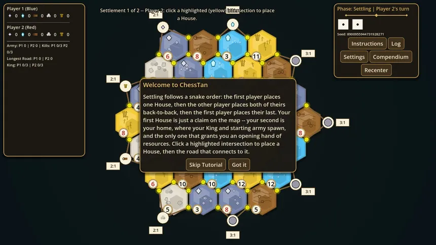 Скриншот 1 к игре ChessTan
