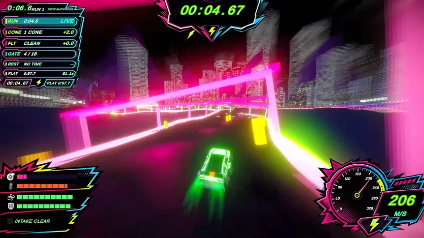 Скриншот 8 к игре Neon Sliders