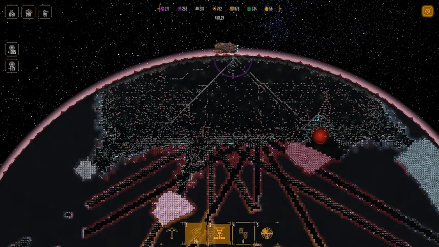 Скриншот 1 к игре Drain the Galaxy
