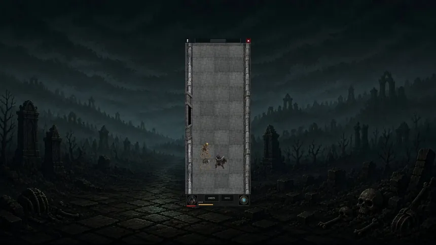 Скриншот 1 к игре Dungeon Flow: Vertical Idle