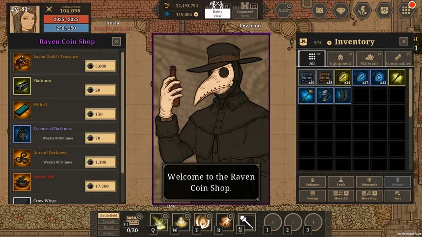 Скриншот 8 к игре PANOPTYCA : Idle RPG Manager