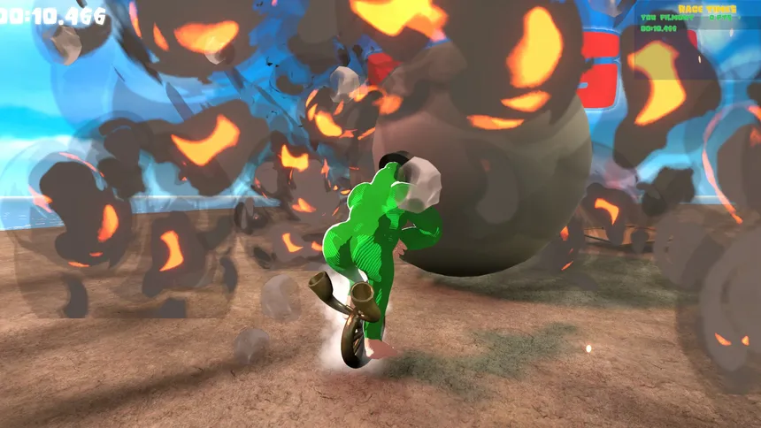 Скриншот 4 к игре Unicycle Gorilla