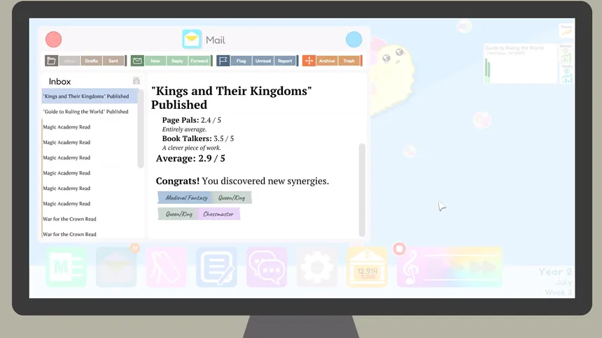 Скриншот 1 к игре Author Sim