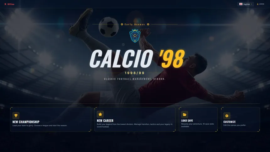 Скриншот 2 к игре Calcio 98