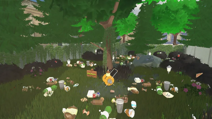 Скриншот 1 к игре Garden Cleanup Simulator