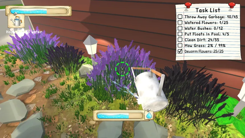 Скриншот 2 к игре Garden Cleanup Simulator