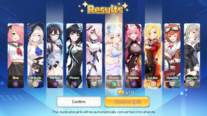 Скриншот 1 к игре Goddess of Fate: Waifu Strategy RPG
