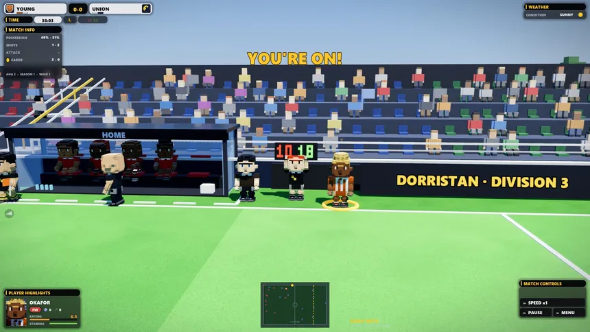 Скриншот 6 к игре Bit Footballer: The Career